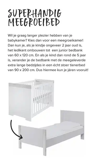 Baby-Dump SUPERHANDIG MEEGROEIBED aanbieding