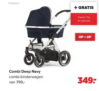 Baby-Dump Combi Deep Navy combi-kinderwagen aanbieding