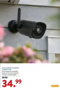 Kluswijs Calex smart outdoor camera 4 mp aanbieding
