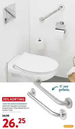 Kluswijs Tiger veiligheidshandgreep aanbieding