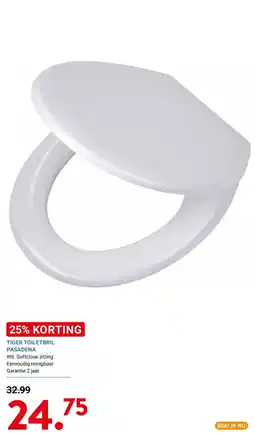 Kluswijs Tiger toiletbril pasadena aanbieding