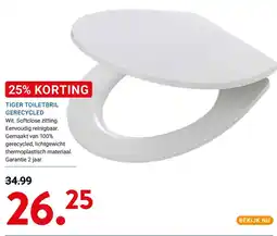 Kluswijs Tiger toiletbril gerecycled aanbieding