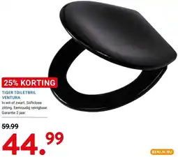 Kluswijs Tiger toiletbril ventura aanbieding