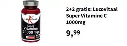 Plein.nl 2+2 gratis: Lucovitaal Super Vitamine C 1000mg aanbieding
