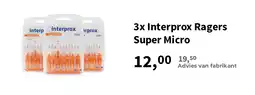 Plein.nl 3x Interprox Ragers Super Micro aanbieding