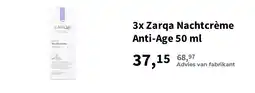 Plein.nl 3x Zarqa Nachtcrème Anti-Age 50 ml aanbieding