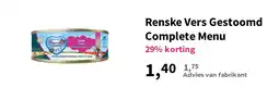 Plein.nl Renske Vers Gestoomd Complete Menu aanbieding
