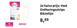 Plein.nl 2e halve prijs: Veet Ontharingsstrips Bikinilijn aanbieding