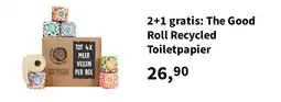 Plein.nl 2+1 gratis: The Good Roll Recycled Toiletpapier aanbieding