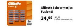 Plein.nl Gillette Scheermesjes Fusion 5 aanbieding