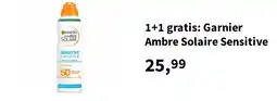 Plein.nl 1+1 gratis: Garnier Ambre Solaire Sensitive aanbieding