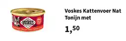Plein.nl Voskes Kattenvoer Nat Tonijn met aanbieding