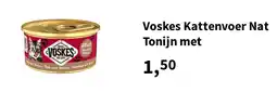 Plein.nl Voskes Kattenvoer Nat Tonijn met aanbieding