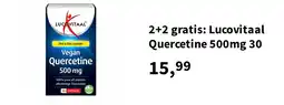 Plein.nl 2+2 gratis: Lucovitaal Quercetine 500mg 30 aanbieding