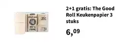 Plein.nl 2+1 gratis: The Good Roll Keukenpapier 3 stuks aanbieding
