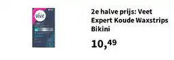 Plein.nl 2e halve prijs: Veet Expert Koude Waxstrips Bikini aanbieding