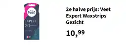 Plein.nl 2e halve prijs: Veet Expert Waxstrips Gezicht aanbieding
