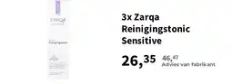 Plein.nl 3x Zarqa Reinigingstonic Sensitive aanbieding