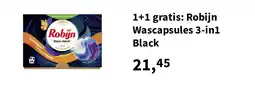 Plein.nl 1+1 gratis: Robijn Wascapsules 3-in1 Black aanbieding
