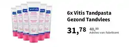 Plein.nl 6x Vitis Tandpasta Gezond Tandvlees aanbieding