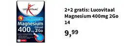 Plein.nl 2+2 gratis: Lucovitaal Magnesium 400mg 2Go 14 aanbieding
