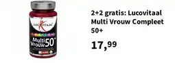 Plein.nl 2+2 gratis: Lucovitaal Multi Vrouw Compleet 50+ aanbieding