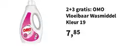 Plein.nl 2+3 gratis: OMO Vloeibaar Wasmiddel Kleur 19 aanbieding