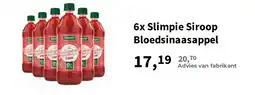 Plein.nl 6x Slimpie Siroop Bloedsinaasappel aanbieding