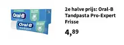 Plein.nl 2e halve prijs: Oral-B Tandpasta Pro-Expert Frisse aanbieding