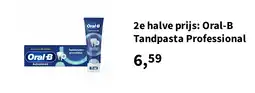 Plein.nl 2e halve prijs: Oral-B Tandpasta Professional aanbieding