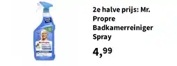 Plein.nl 2e halve prijs: Mr. Propre Badkamerreiniger Spray aanbieding