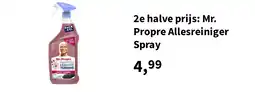 Plein.nl 2e halve prijs: Mr. Propre Allesreiniger Spray aanbieding