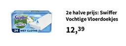 Plein.nl 2e halve prijs: Swiffer Vochtige Vloerdoekjes aanbieding