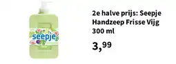 Plein.nl 2e halve prijs: Seepje Handzeep Frisse Vijg 300 ml aanbieding
