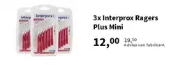 Plein.nl 3x Interprox Ragers Plus Mini aanbieding