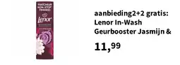 Plein.nl aanbieding2+2 gratis: Lenor In-Wash Geurbooster Jasmijn & aanbieding