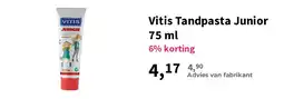 Plein.nl Vitis Tandpasta Junior 75 ml aanbieding