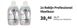 Plein.nl 2x Robijn Professional Vloeibaar aanbieding