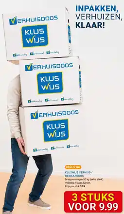Kluswijs Kluswijs verhuis bewaardoos aanbieding