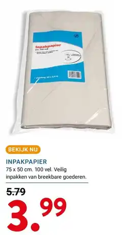 Kluswijs Inpakpapier aanbieding