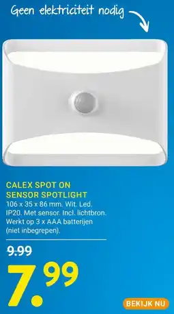 Kluswijs Calex spot on sensor spotlight aanbieding