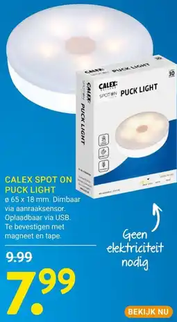 Kluswijs Calex spot on puck light aanbieding