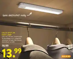 Kluswijs Calex spot on kast lamp aanbieding