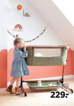 Baby-Dump Q-wiggle electric Co-Sleeper aanbieding