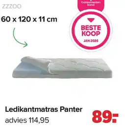 Baby-Dump Ledikantmatras Panter aanbieding