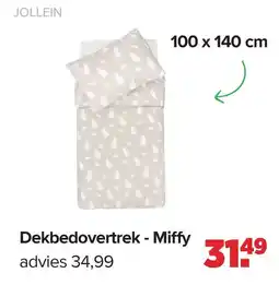 Baby-Dump Dekbedovertrek - Miffy aanbieding