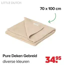 Baby-Dump Pure Deken Gebreid aanbieding