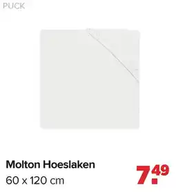 Baby-Dump Molton Hoeslaken aanbieding