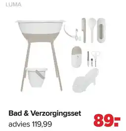 Baby-Dump Bad & Verzorgingsset aanbieding