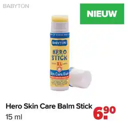 Baby-Dump Hero Skin Care Balm Stick aanbieding